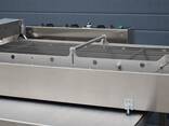 Automatic electric double conveyor belt continuous deep fryer 400/1100/12 - photo 1