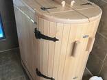 Mini sauna, phito barrel sauna, mini steam room, home sauna cabinets - фото 1