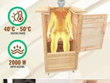 Mini sauna pre domácnosť, prenosná sauna, sauna na balkón v byte - фото 3