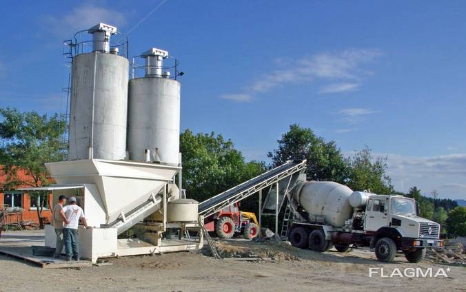 Mobilná betonáreň S-15 (20 m3/h)