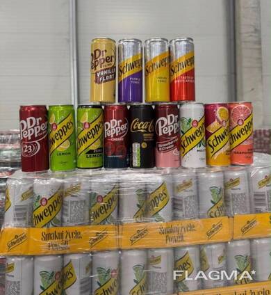 Séria Schweppes &amp; Dr Pepper 330 ml